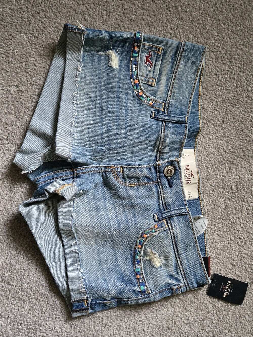 Hollister Low Rise Jean Shorts